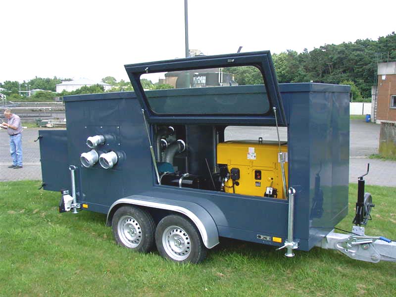  博格移動式應急排水泵車 