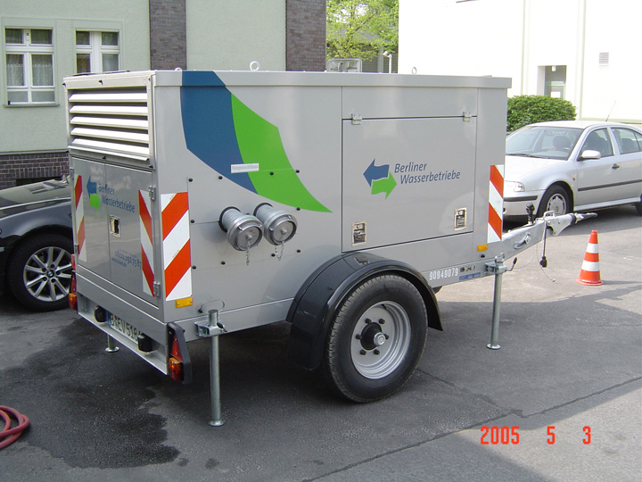 移動式排水泵車各類定制車型